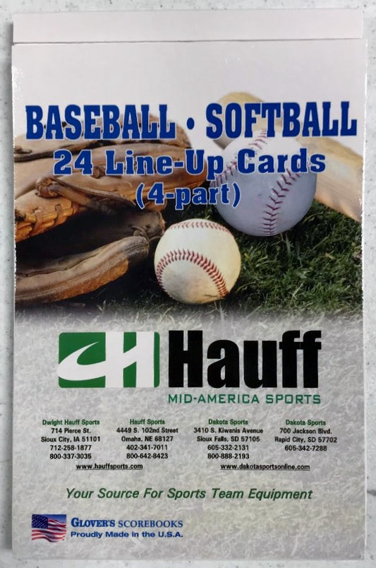 LINE-UP CARDS 24 GAME