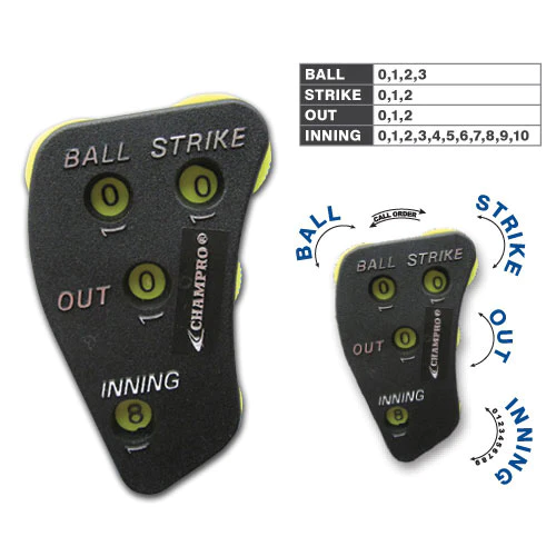 UMPIRE INDICATOR 4-WHEEL PLASTIC