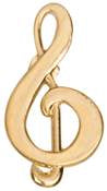 MUSIC CLEF PIN