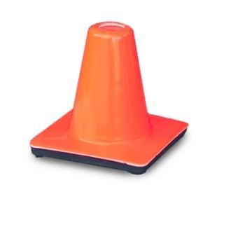 VINYL CONE 6" ORANGE