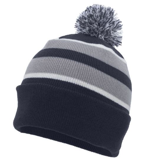 Pacific Headwear fold over pom-pom beanie