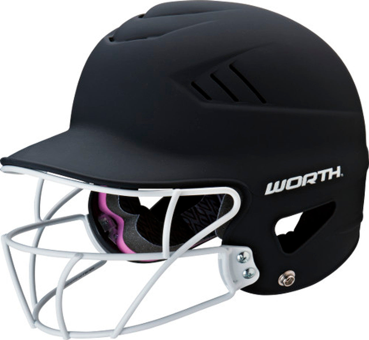BATTERS HELMET W/GUARD FASTPITCH OSFA