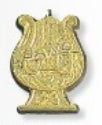 BAND LYRE PIN