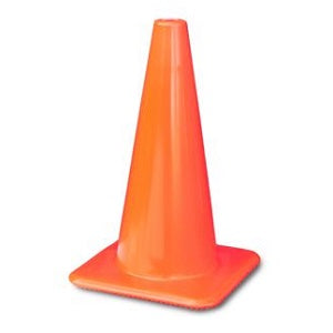 VINYL CONE 12" ORANGE