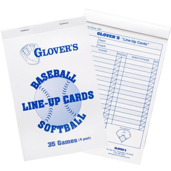 GLOVER LINE UP CARDS 35 GAMES