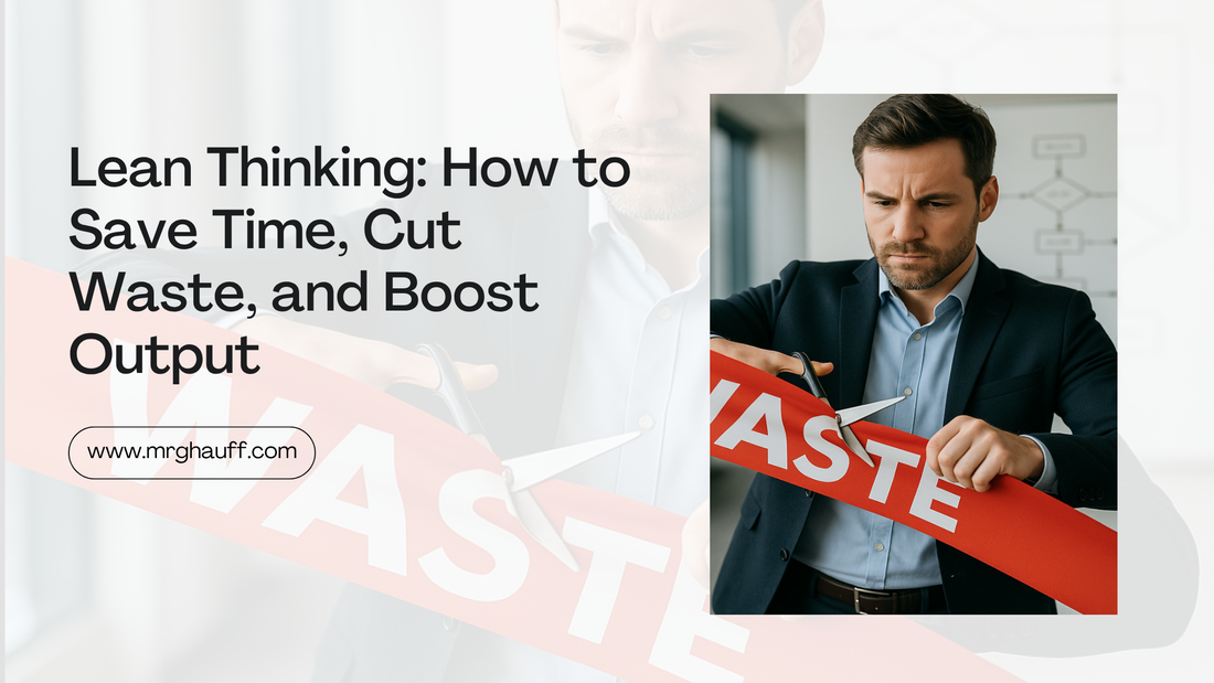 Lean Thinking: How to Save Time, Cut Waste, and Boost Output