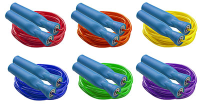 SPEED ROPE 9' WITH BALL BEARING HANDLES