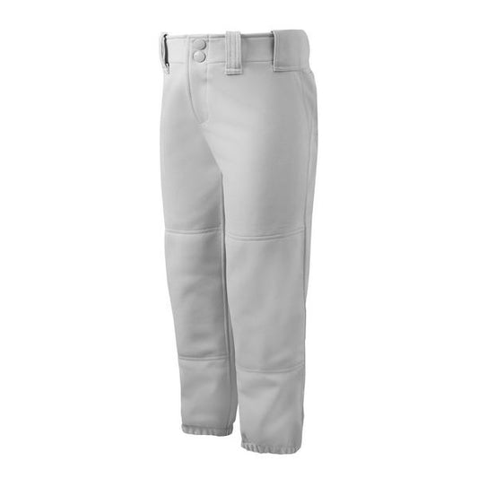 Youth Girl's Belted Piped Softball Pant