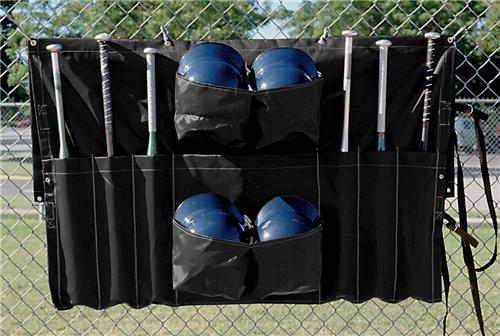 DUGOUT ORGANIZER (BAT AND HELMET HOLDER)