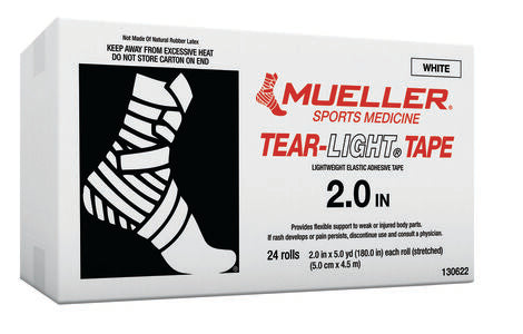TEAR-LIGHT ADHESIVE STRETCH TAPE WHITE 2" x 5YD