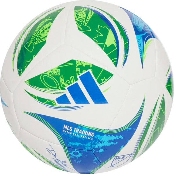 MLS TRAINING SOCCER BALL WHITE/GREEN/GLOBLU/S