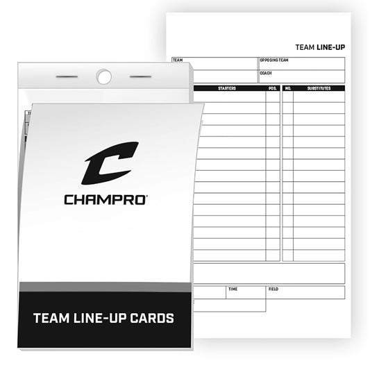 CHAMPRO LINE UP CARDS
