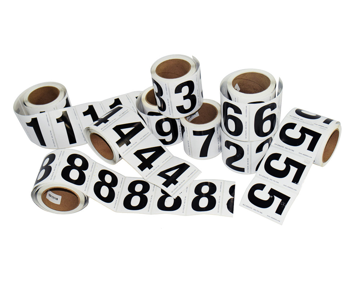 Hip Numbers 250 per roll – MRG Hauff