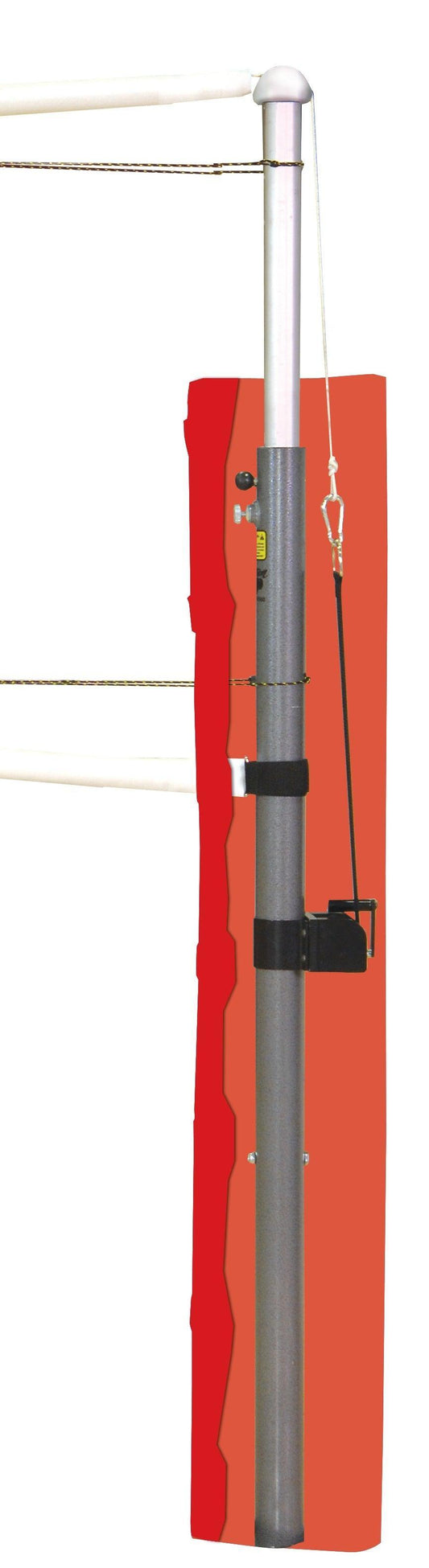 Centerline Steel Hybrid Volleyball Standards with Winch Only