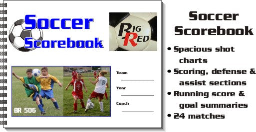 BIG RED SOCCER SCOREBOOK 24 MATCHES