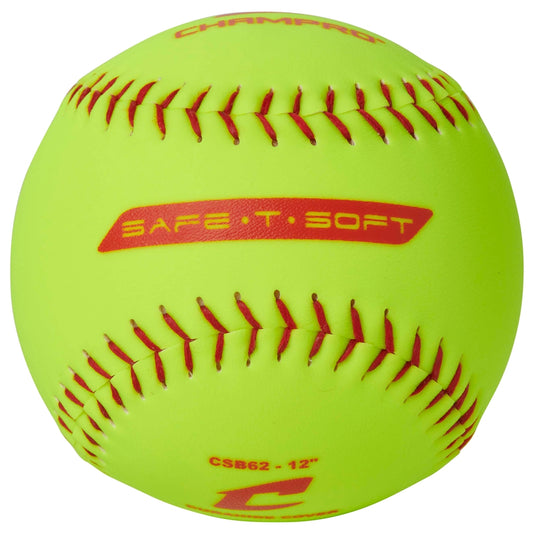 12" SOFT TRAINING BALL YELLOW DOZEN