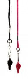 COMBO PLASTIC WHISTLE/LANYARD PINK