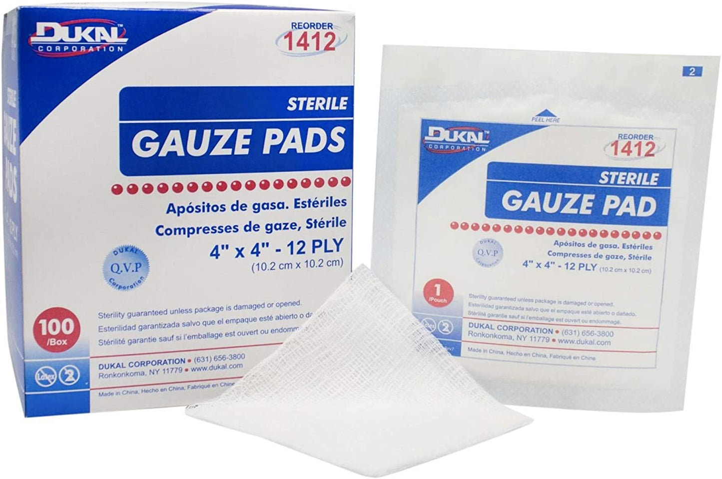 GAUZE PADS 4"