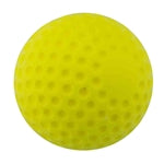 DIMPLED BASEBALL OPTIC YELLOW - Dozen